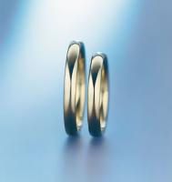 LOW DOME PLAIN 3MM BAND IN GOLD, PALLADIUM, OR PLATINUM